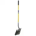 Ability One Square Point Shovel: 48 in Handle Lg, 9 1/2 in Blade Wd, 11 in Blade Lg, 14 ga Gauge