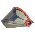 Arc Flash Face Shield: 2 PPE CAT, 12 cal/sq cm ATPV, AS1200U-CLR-SPL