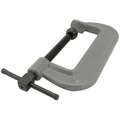Wilton Extra Heavy Duty Forged Steel C-Clamp, 12" Max. Opening, 2-15/16" Throat Depth, Gray