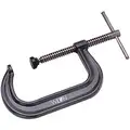 Regular Duty Forged Steel C-Clamp, 12-1/4" Max. Opening, 6-5/16" Throat Depth, Gray