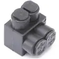 Burndy 1.25"L 2-Port Insulated Multitap Connector, Single-Sided Entry, L, 4 AWG Max. Conductor Size