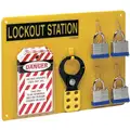 Lockout Station, Filled, General Lockout/Tagout, 9" x 12"