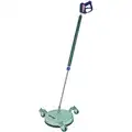 Mosmatic Rotary Surface Cleaner with Handles, 12" Cleaning Path, 4000 psi Max. Operating Pressure, 3 to 12 gp