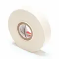 Scotch Electrical Tape, Rubber Tape Adhesive, 7.00 mil Thick, 3/4" X 66 ft., White, 1 EA