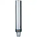 San Jamar Cup Dispenser: Wall, Dispenser Holds 12 to 24 oz. Cups, 3 7/8 in Max. Rim Dia