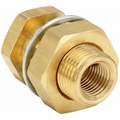 Anchor Coupling: Brass, 1/4 in x 1/4 in Fitting Pipe Size, Male NPT x Female NPT, Coupling