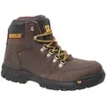 Cat Footwear 6" Work Boot, 10, M, Men's, Seal Brown, Steel Toe Type, 1 PR