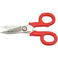 Eclipse Electricians Scissors, Electrical and Communications, Straight, Right Hand, Stainless Steel, Length
