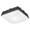 Lithonia Lighting LED Canopy Light, LED, Square Fixture Shape, 4,000 K Color Temperature, 6,600 lm