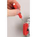 Master Lock ISO-DIN Universal Lockout Device, 120/277, Clamp-On with Screw Lockout Type, Plastic