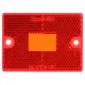 Truck-Lite 8947 Rectangular Clearance Marker Replacement Lens; Red