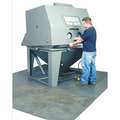 Siphon-Feed Abrasive Blast Cabinet, Work Dimensions: 40" x 60" x 48", Overall: 92" x 65" x