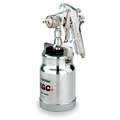 Devilbiss Conventional Spray Gun: 13 in Pattern Size, 1 qt Cup Capacity, 14.0 cfm @ 60 psi, Siphon