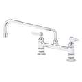 Low Arc Laundry Sink Faucet, Lever Faucet Handle Type, 18.39 gpm, Chrome