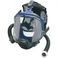 ALLEGRO Full Face Respirator, 5 pt. with Mesh Headnet Full Face Suspension Type, Mask Size: Universa