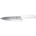 Mercer Cutlery Chef/Utility Knife: 8 in L, Stamped High Carbon Stainless Steel, White