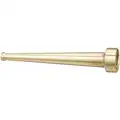 Moon American Industrial Fire Hose Nozzle, 1" Inlet Size, NPSH Thread Type, Brass Bumper Color, Brass
