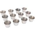 Sauce Cup, 2-1/2 oz, Stainless Steel, PK12