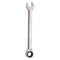 Westward Ratcheting Wrench, Alloy Steel, Chrome, 13/16" Head Size, 11-1/2"Overall Length