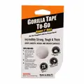 Gorilla Duct Tape: Gorilla, Heavy Duty, 1 in x 10 yd, Black, Continuous Roll, Pack Qty: 1