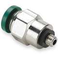 Nickel Plated Brass Male Connector, 5/32" Tube Size