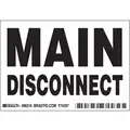 Info Label Main Disconnect,Pk 5
