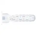Wall Anchor: Flanged Wall Anchor, #8 to #14 Thread Dia., 1 5/8 in Anchor Lg, Plastic, 100 PK