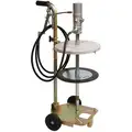 Portable Grease Pump with Gun, Fits Container Size 120 lb./16 gal. Drum, 3-1/2" Air Motor Size