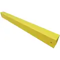 Safety Yellow, Steel, Guard Rail, Bolt On Guard Rail Mounting Style, 7 ft 8" Overall Length