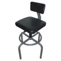 Task Stool with 27-1/4" to 31-7/8" Seat Height Range and 250 lb. Weight Capacity, Gray