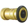 Moon American Industrial Fog Nozzle, 1-1/2" Inlet Size, NH Thread Type, 85 GPM Flow Rate, Black Bumper Color