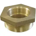 Fire Hose Hex Bushing Adapter, Nonswivel Adapters Fittings Sub-Category, NH Female x MNPT Connection