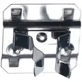 Locboard Stainless Steel Extended Spring Clip, Screw In Mounting Type, Silver, Finish: Stainless Steel