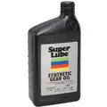 Super Lube Gear Oil: Synthetic, SAE Grade 140, 1 qt, Bottle, H1 Food Grade