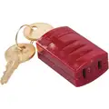 Power Cord Lockout, Brass, 100 Voltage, No Cord Max. Cord Dia.