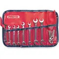 Open End Wrench Set, SAE, Number of Pieces: 9, Satin Finish, Insulated: Yes