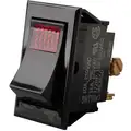 Carling Technologies Lighted Rocker Switch, Contact Form: SPST, Number of Connections: 3, Terminals: Screw