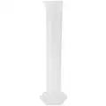 100 to 1000mL Plastic Graduated Cylinder, Clear, Height: 440 mm / 17.3", 1 EA
