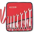 Proto Flare Nut Wrench Set, SAE, Number of Pieces: 7, Number of Points: 6