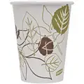 Dixie Disposable Hot Cup: Paper, Polyethylene, 12 oz. Capacity, Pathways, Microwave Safe, 1,000 PK