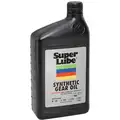 Super Lube Gear Oil: Synthetic, SAE Grade 85W, 1 qt, Bottle, H1 Food Grade