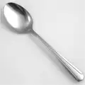 Walco 7-15/16" Stainless Steel Serving Spoon with Dominion Pattern; PK24