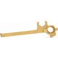 Brass Alloy Drum Plug Wrench, Fits Built In 1-1/4" Wrench for Tightening Faucets Into Drums
