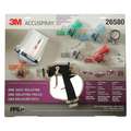 3M Conventional Spray Gun Kit: 12 in Pattern Size, 22 oz Cup Capacity, 13 cfm @ 24 psi, High