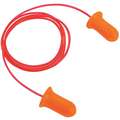 Bell Ear Plugs, 32dB Noise Reduction Rating NRR, Corded, Universal, Orange, PK 100