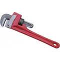 Cast Iron 10" Straight Pipe Wrench, 1-1/2" Jaw Capacity