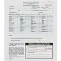 Vehicle Inspection Form, Carbonless, PK 10