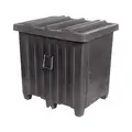 Myton Industries Bulk Container, Black, 42" H x 42" L x 34" W, 1 EA