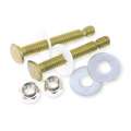 Flange Bolt Set, Fits Brand Universal Fit, For Use With Most Toilets