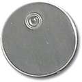 See All Industries Blank Tag: Aluminum, 1 1/2 in Dia, Silver, 0.02 in Thick, Round, 25 PK